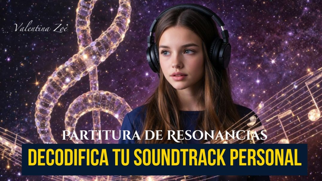 ⁣DECODIFICA TU SOUNDTRACK PERSONAL | LA CANCIÓN OFICIAL DE PARTITURA DE RESONANCIAS 🌌✨ | Valentina Zo